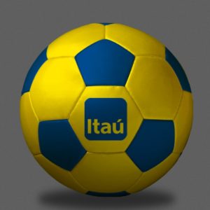 BOLA PERSONALIZADA DE FUTEBOL SEMI OFICIAL - ITAÚ