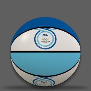 MINI BOLA PERSONALIZADA DE BASQUETE - P&G